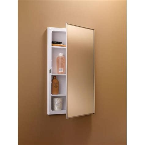 jensen stainless steel medicine cabinet 16 x 26|Jensen B772193X B772193 Stainless Steel Frame Medicine .